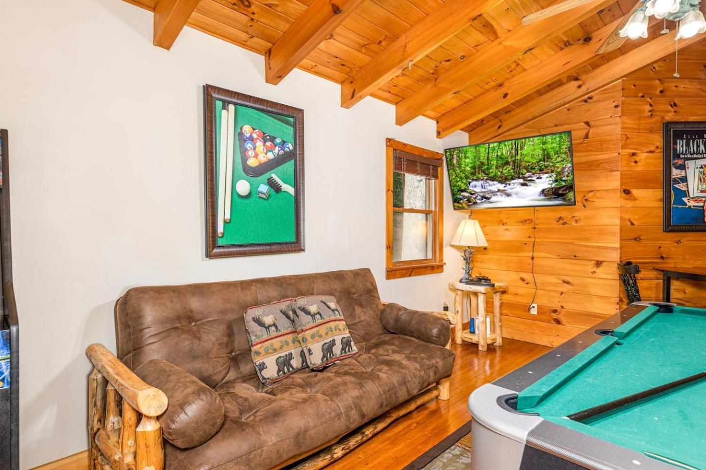Pigeonforge Cabin Game Roomdog Friendlyhot Tub Pigeon Forge Luaran gambar