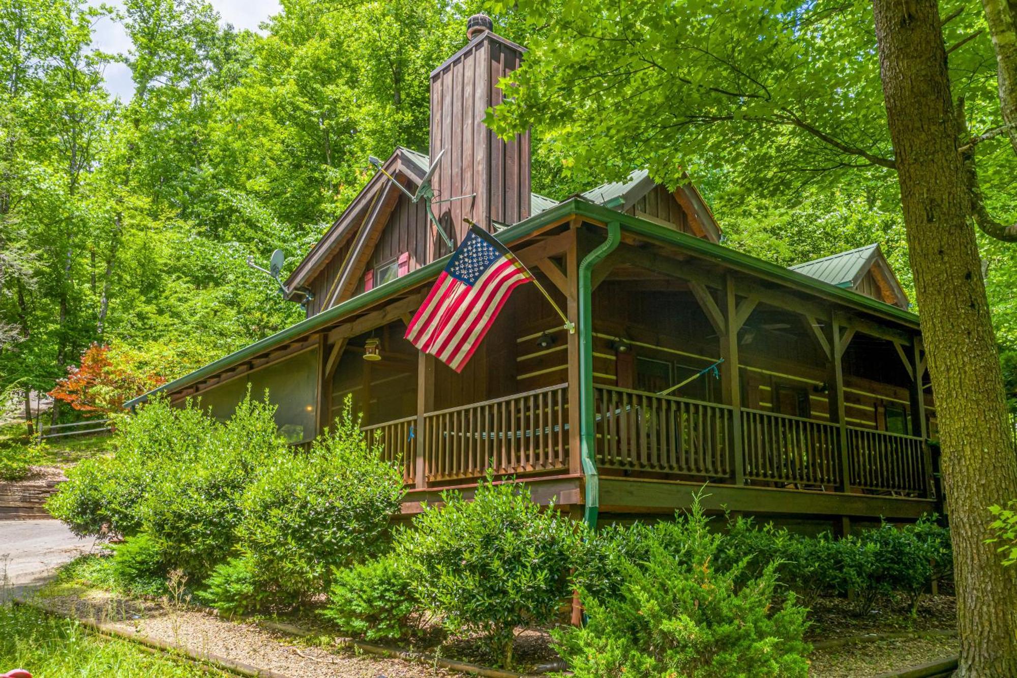 Pigeonforge Cabin Game Roomdog Friendlyhot Tub Pigeon Forge Luaran gambar
